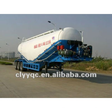 3 axle semi trailer bulk powder tanker truck